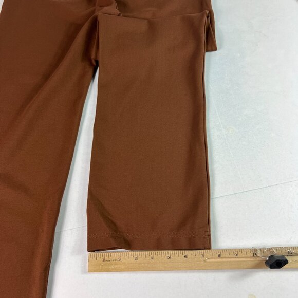 Betabrand Dress Pants Women's 35x28* 7 Pocket Straight Brown Stretch Yoga Tag XL - Picture 11 of 16